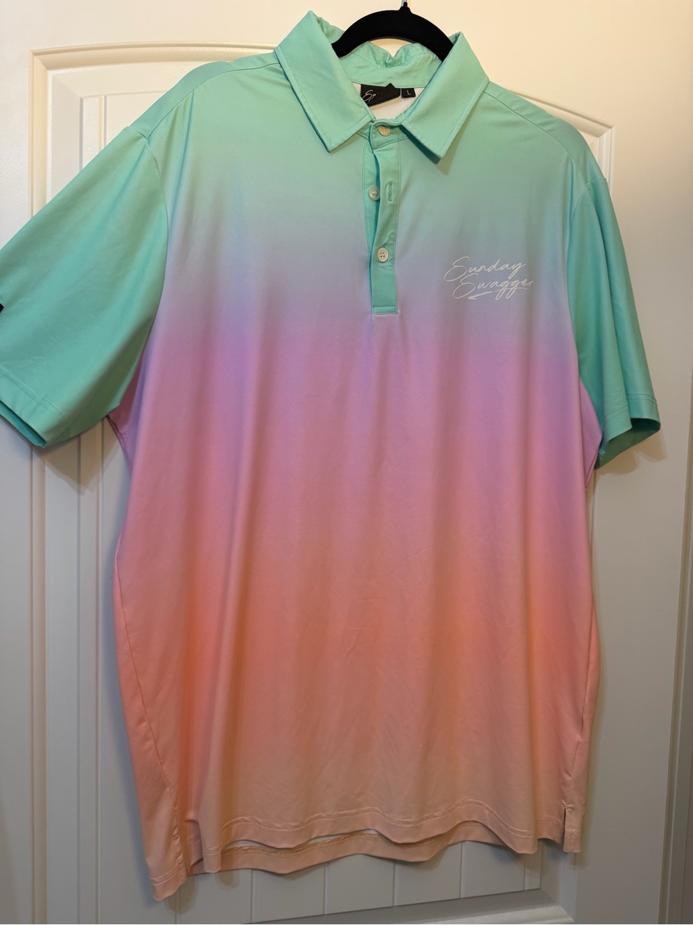 Sunday Swagger Men's Polo in ombré